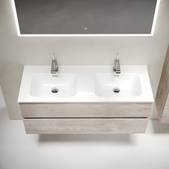 Тумба под раковину Sancos Urban 120 UR120-2EG подвесная Дуб Галифакс натуральный