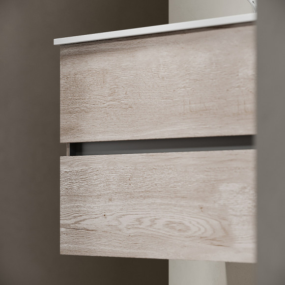 Тумба под раковину Sancos Urban 120 UR120-2EG подвесная Дуб Галифакс натуральный