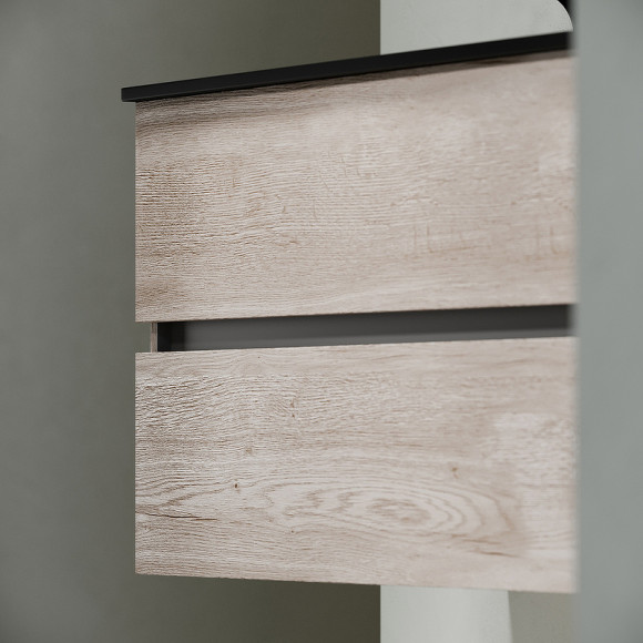 Тумба под раковину Sancos Urban 120 UR120-2EG подвесная Дуб Галифакс натуральный