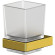 Стакан для зубных щеток Whitecross Cubo gold CU2430GL Золото Стакан для зубных щеток Whitecross Cubo gold CU2430GL Золото