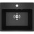 Кухонная мойка Ulgran Practik PR-M 490-004 Черный оникс
