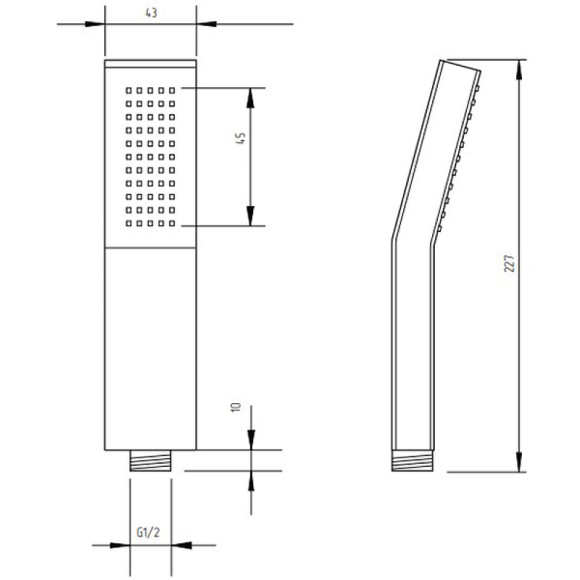 Ручной душ Migliore Inside 30887 Хром