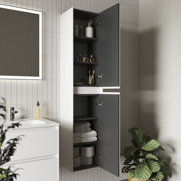 Шкаф пенал Sancos Cento 35 PCN35W подвесной Белый глянец Шкаф пенал Sancos Cento 35 PCN35W подвесной Белый глянец