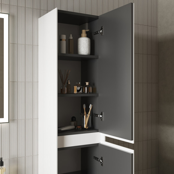 Шкаф пенал Sancos Cento 35 PCN35W подвесной Белый глянец Шкаф пенал Sancos Cento 35 PCN35W подвесной Белый глянец