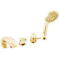 Смеситель на борт ванны Rav Slezak Dunaj Termostat DT272.5PZ с термостатом Золото Смеситель на борт ванны Rav Slezak Dunaj Termostat DT272.5PZ с термостатом Золото