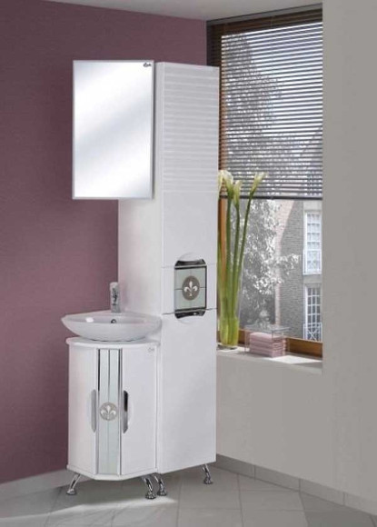 Зеркальный шкаф Onika Мини 30.00 303002 угловой Белый Зеркальный шкаф Onika Мини 30.00 303002 угловой Белый