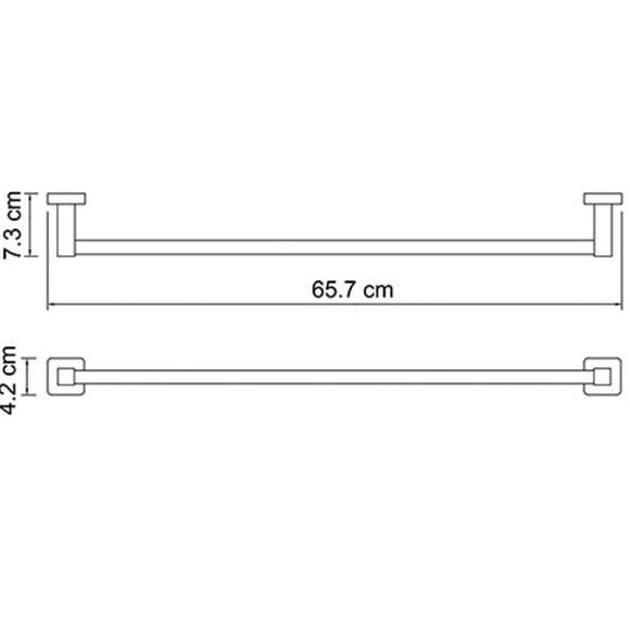 Полотенцедержатель WasserKRAFT Dill K-3930 Хром Полотенцедержатель WasserKRAFT Dill K-3930 Хром