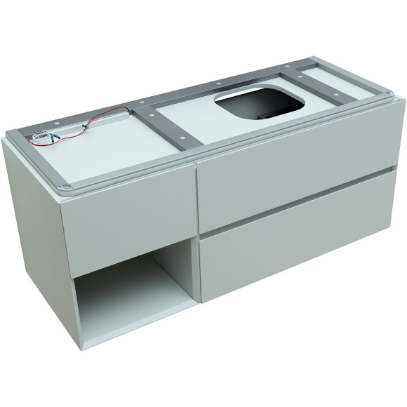 Тумба под раковину Allen Brau Infinity 120 R 1.21007.PWM подвесная Папирус матовый Тумба под раковину Allen Brau Infinity 120 R 1.21007.PWM подвесная Папирус матовый