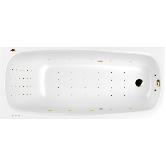 Акриловая ванна Whitecross Layla 180x80 0102.180080.100.NANO.GL с гидромассажем