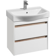 Тумба под раковину Aquaton Нортон 65 1A248801NT010 подвесная Белая глянцевая