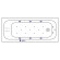 Акриловая ванна Whitecross Vibe 180x75 0105.180075.100.ULTRANANO.GL с гидромассажем Акриловая ванна Whitecross Vibe 180x75 0105.180075.100.ULTRANANO.GL с гидромассажем