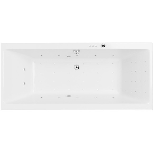Акриловая ванна Excellent Pryzmat 180x80 WAEX.PRY18.NANO.CR с гидромассажем