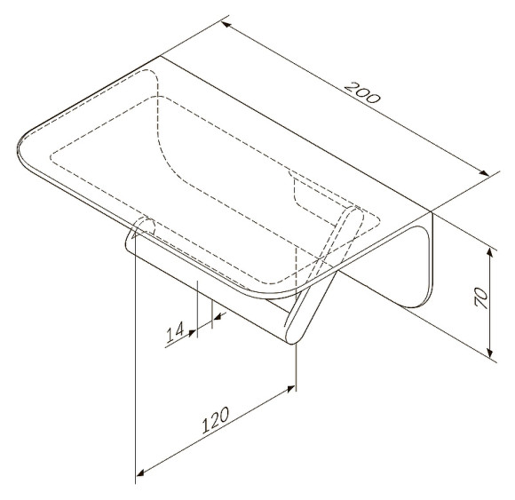 Держатель туалетной бумаги AM.PM Sensation A30341500 хром Держатель туалетной бумаги AM.PM Sensation A30341500 хром