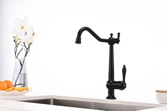 Смеситель для кухни Paulmark Retro Re213226-401 Антрацит