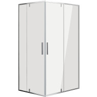 Душевой уголок Grossman Forta 120х80 GR-1280RFo профиль Хром стекло прозрачное