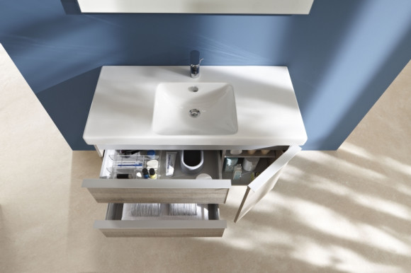 Тумба под раковину Jacob Delafon Odeon Up 100 EB891-N14 подвесная Серый антрацит