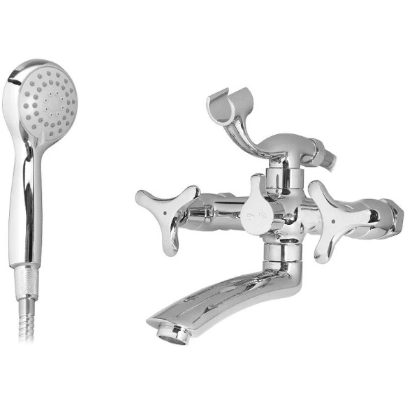 Смеситель для ванны Kaiser Trio 57122 Хром