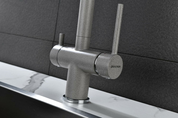 Смеситель для кухни Paulmark Serpentine Se213222-GR Серый Смеситель для кухни Paulmark Serpentine Se213222-GR Серый