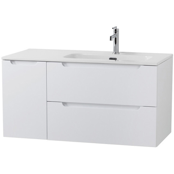 Тумба под раковину BelBagno Etna 100 R ETNA-1000-2C-1A-SO-BL-R подвесная Bianco Lucido Тумба под раковину BelBagno Etna 100 R ETNA-1000-2C-1A-SO-BL-R подвесная Bianco Lucido