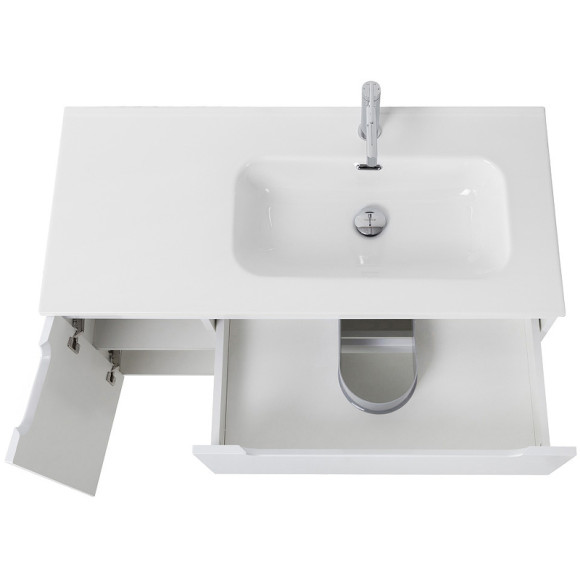 Тумба под раковину BelBagno Etna 100 R ETNA-1000-2C-1A-SO-BL-R подвесная Bianco Lucido Тумба под раковину BelBagno Etna 100 R ETNA-1000-2C-1A-SO-BL-R подвесная Bianco Lucido