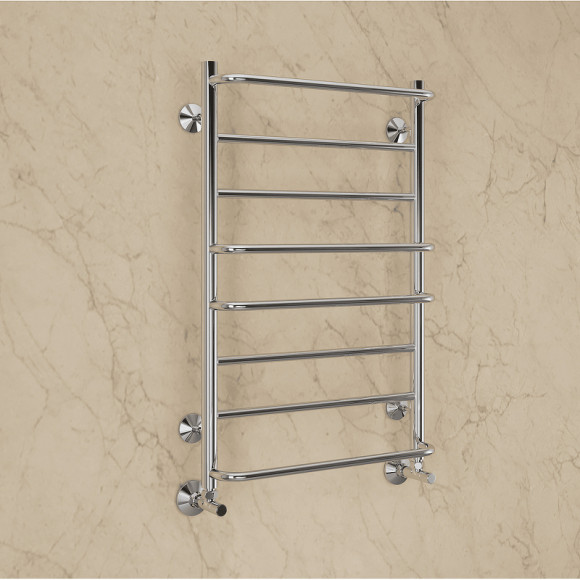 Водяной полотенцесушитель Terminus Евромикс П8 500x800 4670078530165 Хром, нижнее подключение, G 1/2" ВР Водяной полотенцесушитель Terminus Евромикс П8 500x800 4670078530165 Хром, нижнее подключение, G 1/2" ВР