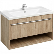 Тумба под раковину Aquaton Хоуп 100 1A287401HP6C0 подвесная Орех