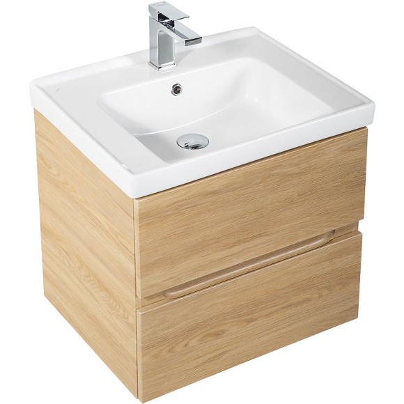 Тумба под раковину Art&Max AM-Techno-700-2C-SO-LW674 подвесная Дуб мадейра янтарь Тумба под раковину Art&Max AM-Techno-700-2C-SO-LW674 подвесная Дуб мадейра янтарь