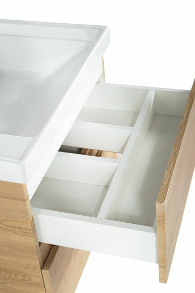 Тумба под раковину Art&Max AM-Techno-700-2C-SO-LW674 подвесная Дуб мадейра янтарь Тумба под раковину Art&Max AM-Techno-700-2C-SO-LW674 подвесная Дуб мадейра янтарь