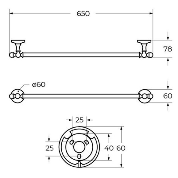 Полотенцедержатель Art&Max Antic Crystal AM-E-2624SJ-Br Бронза Полотенцедержатель Art&Max Antic Crystal AM-E-2624SJ-Br Бронза