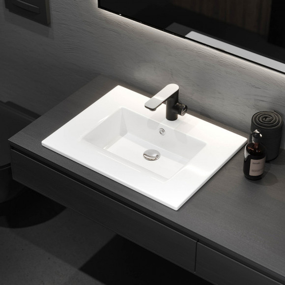 Раковина Berges Ego 61 182004 Белая глянцевая