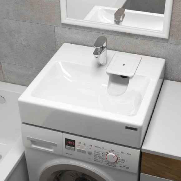 Раковина Paulmark Welt 60 PM730431 на стиральную машину Белая Раковина Paulmark Welt 60 PM730431 на стиральную машину Белая