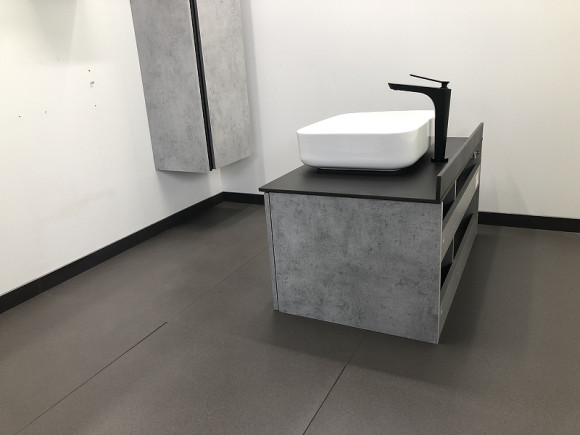 Тумба с раковиной Comforty Эдинбург 90 00004147997 подвесная Бетон светлый Тумба с раковиной Comforty Эдинбург 90 00004147997 подвесная Бетон светлый