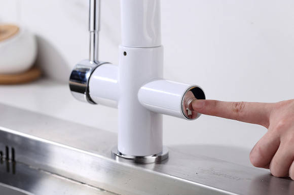 Смеситель для кухни Gappo G4398-9 Белый Черный