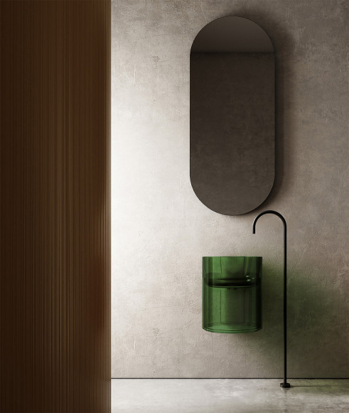 Раковина Abber Kristall 42 AT2704Emerald Зеленая