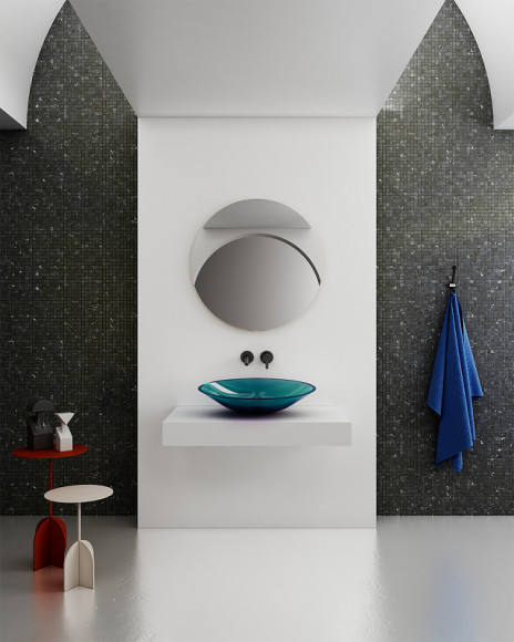 Раковина-чаша Abber Kristall 54 AT2812Aquamarin Бирюзовая Раковина-чаша Abber Kristall 54 AT2812Aquamarin Бирюзовая