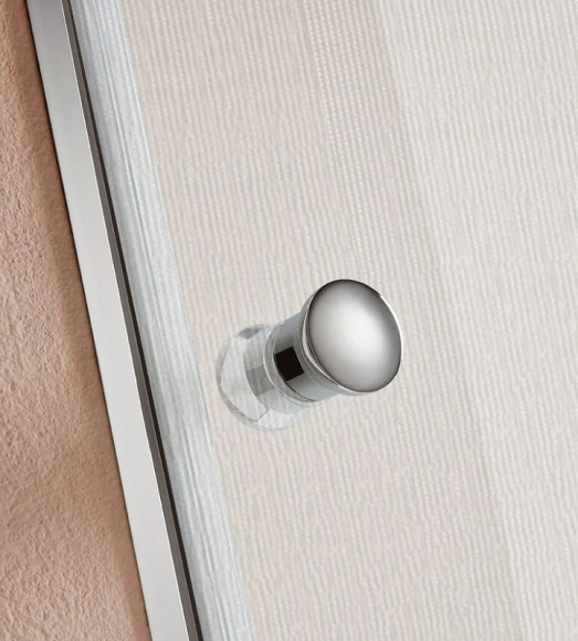 Душевая дверь Cezares Eco 95 ECO-O-B-1-95-P-Cr профиль Хром стекло рифленое