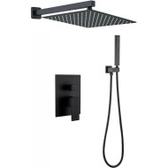 Душевая система Berges Ventas 2S Black 073002 Черная матовая