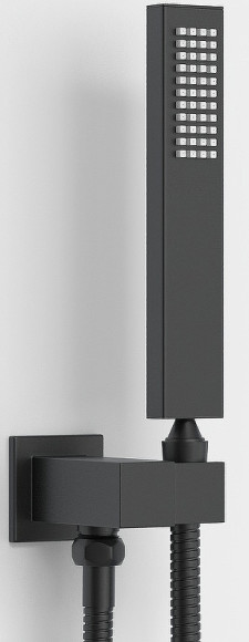 Душевая система Berges Ventas 2S Black 073002 Черная матовая