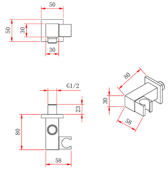 Душевая система Berges Ventas 2S Black 073002 Черная матовая