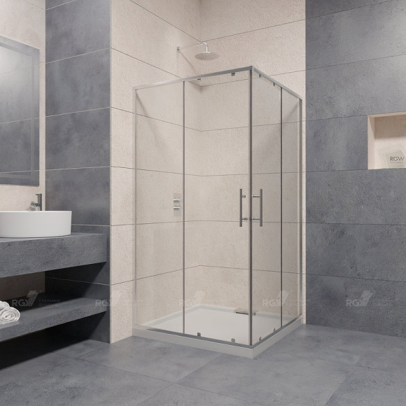 Душевой уголок RGW Passage PA-31 90х90 02083199-11 профиль Хром стекло прозрачное Душевой уголок RGW Passage PA-31 90х90 02083199-11 профиль Хром стекло прозрачное