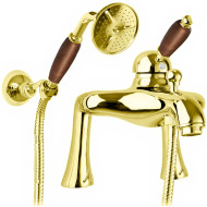 Смеситель на борт ванны Cezares Elite ELITE-PBVM-03/24-Nc Золото 24 карат