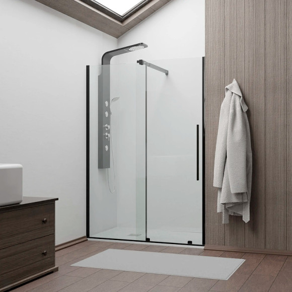 Душевая дверь RGW Tornado TO-18 B 150 41071815-14 профиль Черный стекло прозрачное Душевая дверь RGW Tornado TO-18 B 150 41071815-14 профиль Черный стекло прозрачное