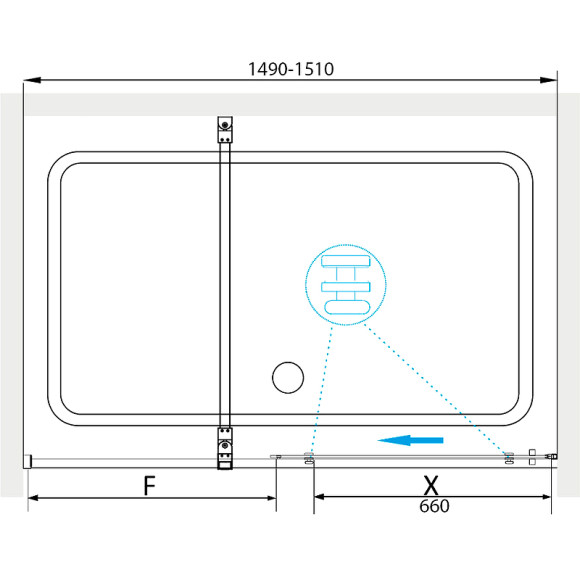 Душевая дверь RGW Tornado TO-18 B 150 41071815-14 профиль Черный стекло прозрачное Душевая дверь RGW Tornado TO-18 B 150 41071815-14 профиль Черный стекло прозрачное