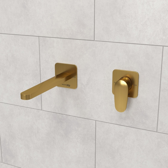 Смеситель для раковины WasserKRAFT Havel A3651.284 Золото матовое Смеситель для раковины WasserKRAFT Havel A3651.284 Золото матовое