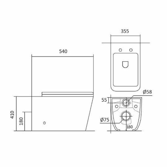 Унитаз Aquatek Либра NEW AQ1908N-00 приставной с сиденьем Микролифт Унитаз Aquatek Либра NEW AQ1908N-00 приставной с сиденьем Микролифт