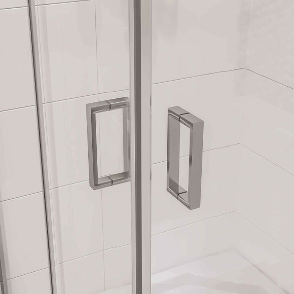 Душевой уголок Niagara Nova 80х80 NG-6686-08 профиль Хром стекло прозрачное Душевой уголок Niagara Nova 80х80 NG-6686-08 профиль Хром стекло прозрачное