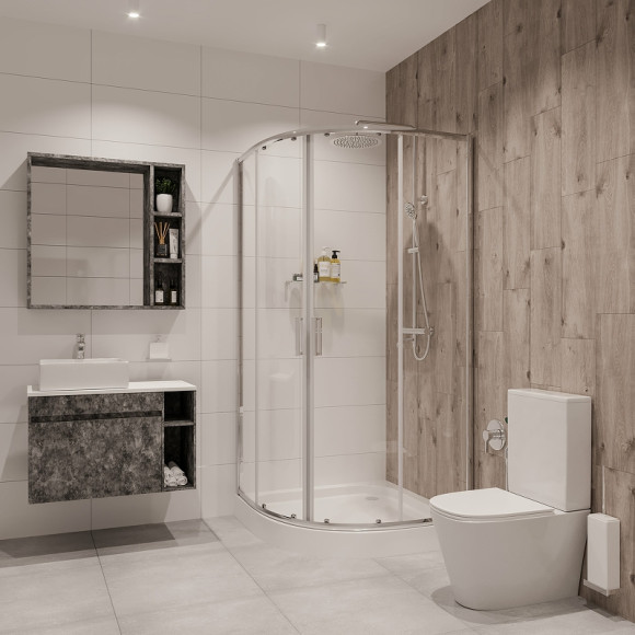 Душевой уголок Niagara Nova 80х80 NG-6686-08 профиль Хром стекло прозрачное Душевой уголок Niagara Nova 80х80 NG-6686-08 профиль Хром стекло прозрачное