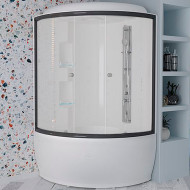 Душевой бокс Radomir Лаура К1 128x128 1-04-6-0-4-0860 с баней с гидромассажем