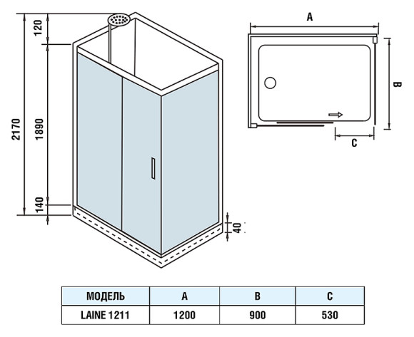 Душевая кабина WeltWasser WW500 Laine 1211 120x90 10000003274 профиль Хром стекло прозрачное Душевая кабина WeltWasser WW500 Laine 1211 120x90 10000003274 профиль Хром стекло прозрачное