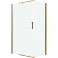 Душевой уголок Grossman Pragma 100х80 120.K33.03.1080.32.00 профиль Золото сатин стекло прозрачное